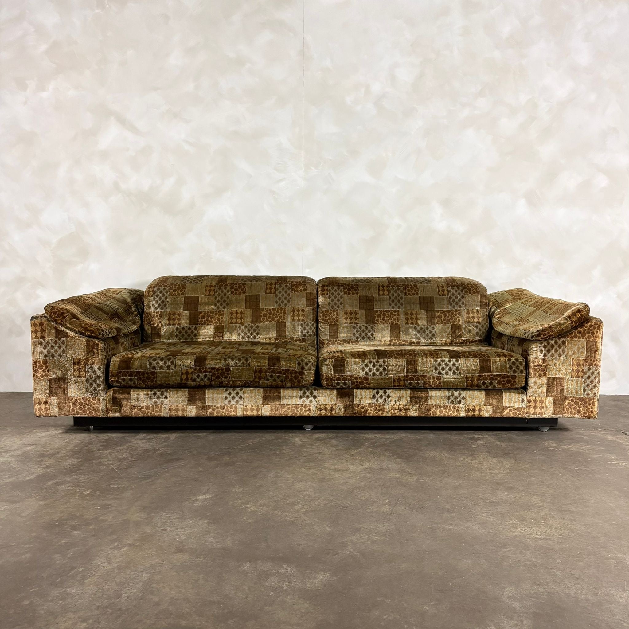 SOLD Howard Keith Original Barbican Three Seater Sofa By HK London Mid Century Vintage Retro MCM