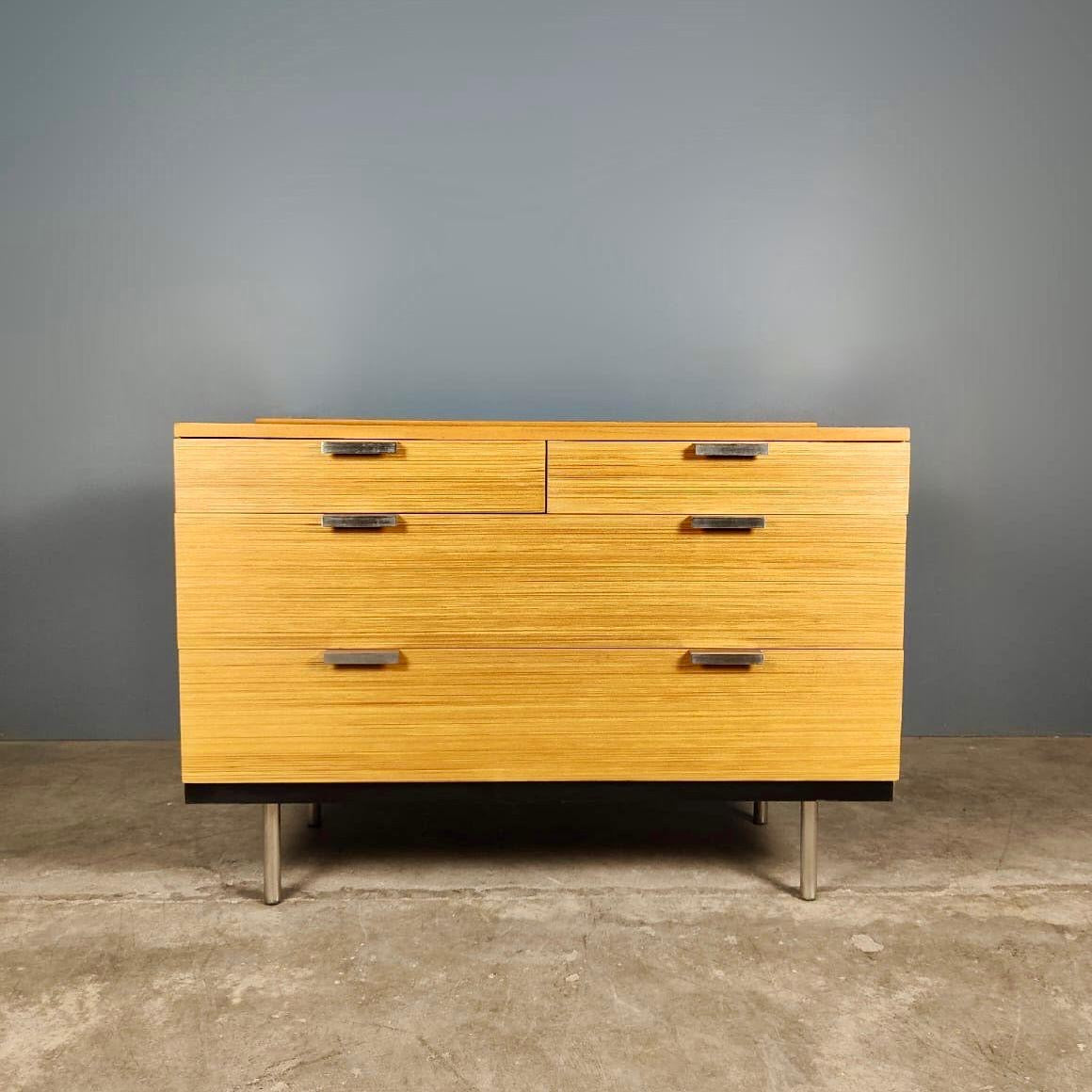 SOLD Mid Century Stag Fineline Chest Of Drawers By John & Sylvia Reid Vintage Retro MCM