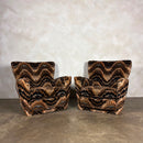 Howard Keith Original Pair Of Armchairs HK Diplomat Mid Century Vintage Retro MCM