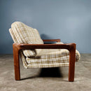 SOLD Danish Three Seater Sofa Teak Mid Century Vintage Retro MCM