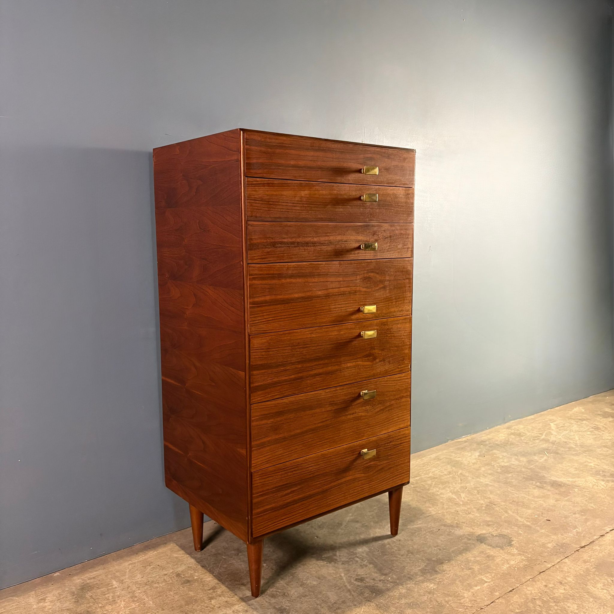 SOLD Meredew Chest Of Drawers/Tall Boy/Dresser Mid Century Vintage Retro MCM