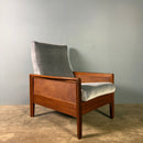 Guy Rogers Teak Lounge Chair Mid Century Vintage Retro MCM