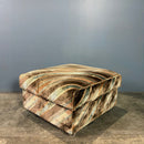 Mid Century Everest Geometric Patterned Footstool/Ottoman Vintage Retro MCM