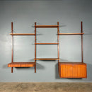 SOLD Mid Century Poul Cadovius Royal System Cado Large Teak Wall Unit Vintage Retro MCM Set 3