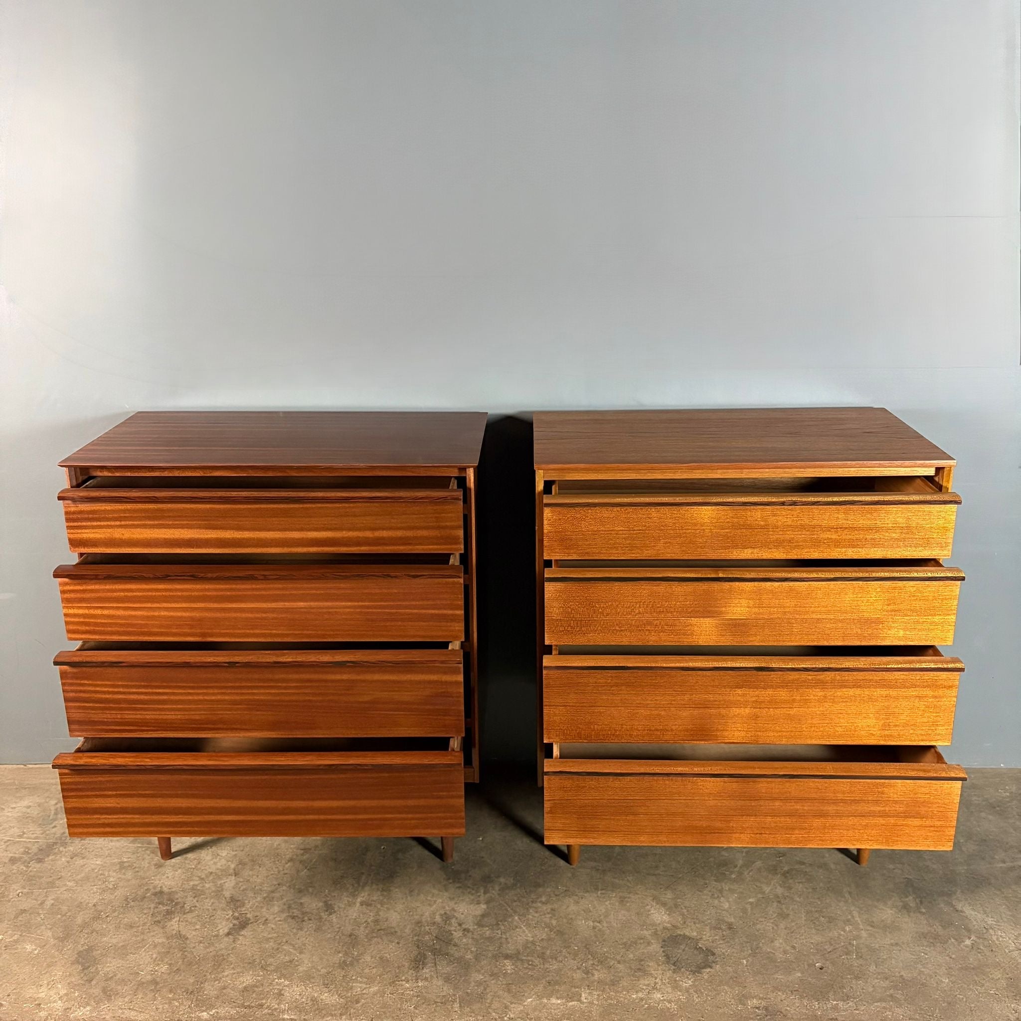 Pair Of Teak Chest Of Drawers Austinsuite Frank Guille Mid Century Vintage Retro MCM