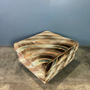 Mid Century Everest Geometric Patterned Footstool/Ottoman Vintage Retro MCM