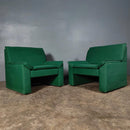 Green Wool Lounge Chair Mid Century Vintage Retro MCM