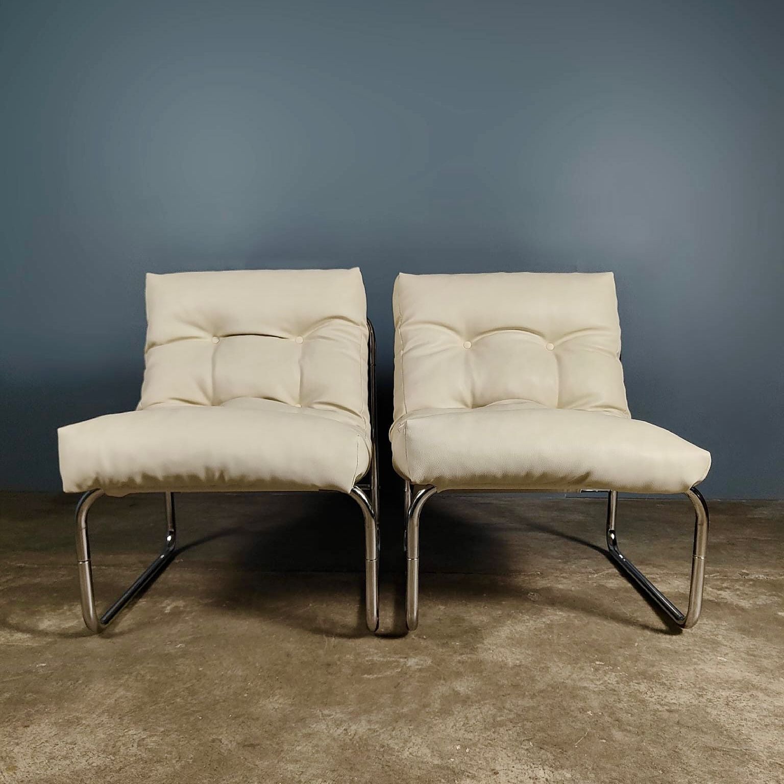 SOLD Mid Century Pair Of Pixi Lounge Chairs By Gillis Lundgren For Ikea 1970s Vintage Retro MCM