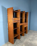 Gianfranco Frattini For Bernini Model 540 Teak Italian Modular Shelving System/Bookcase/Room Divider Mid Century Vintage Retro MCM