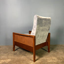 Guy Rogers Teak Lounge Chair Mid Century Vintage Retro MCM