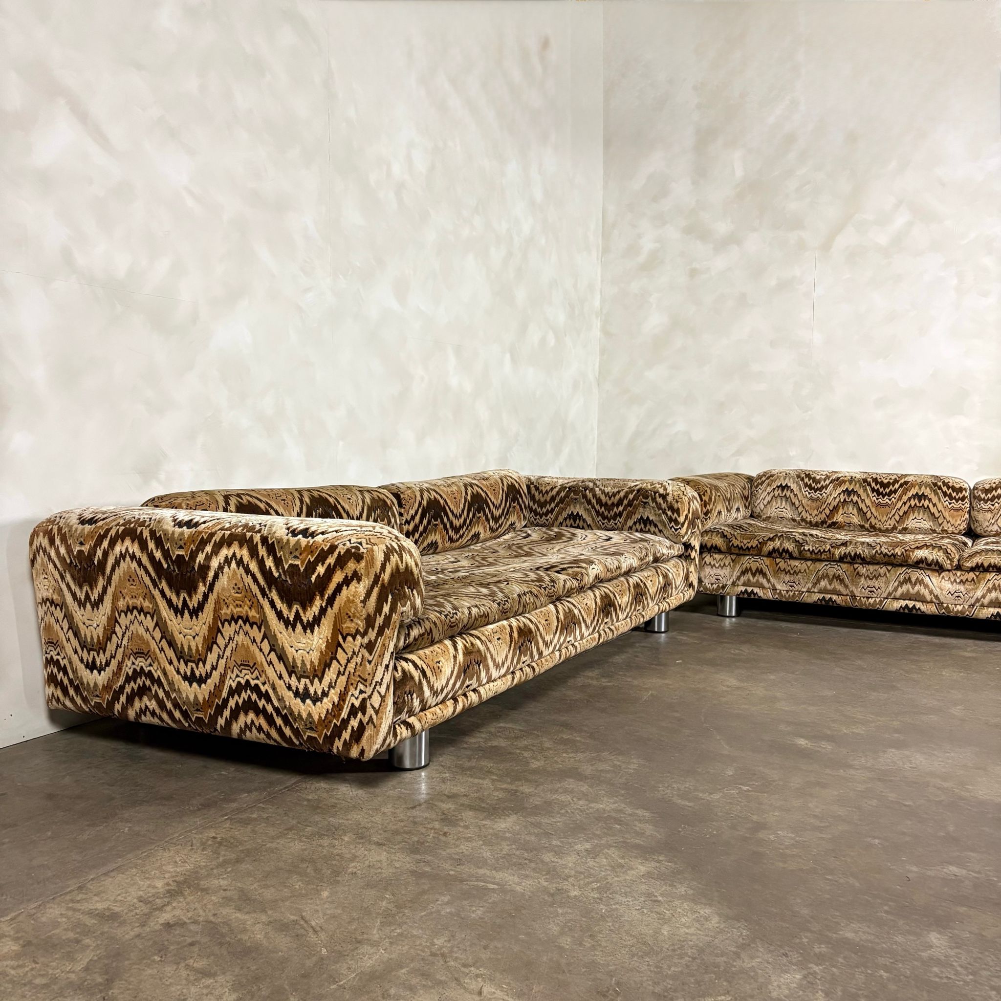 Howard Keith Original Diplomat Three Seater Sofa By HK London Diplomat Mid Century Vintage Retro MCM