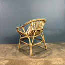 Lounge Chair Angraves Of Leicester Bamboo Cane Rattan Mid Century Vintage Retro MCM