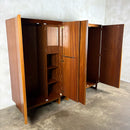 Pair Of Stonehill ‘His & Hers’ Teak Wardrobes 1960s Mid Century Vintage Retro MCM