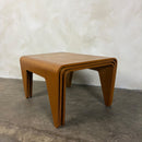 Marcel Breuer For Isokon Set Of Three Bent Beech Plywood Nesting Tables 1960s Mid Century Vintage Retro MCM