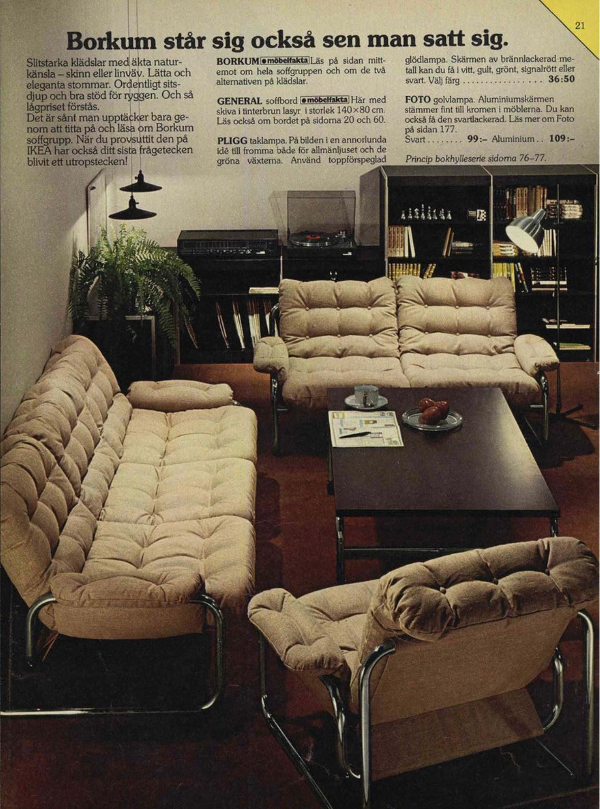 SOLD Two Seater Borkum Sofa By Johan Bertil Häggström Brown Leather Ikea Mid Century Vintage Retro MCM