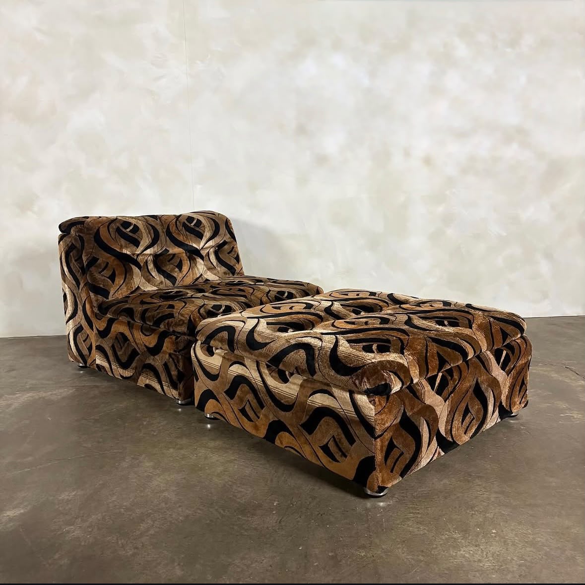 1970s Englender Six Piece Modular Lounge Suite Mid Century Vintage Retro MCM