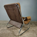 SOLD Mid Century Brown Corduroy Peter Hoyte Lounge Chair Vintage Retro MCM