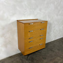 SOLD Mid Century Stag Fineline Tall Boy/Chest Of Drawers By John & Sylvia Reid Vintage Retro MCM