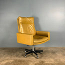 ‘His’ High Back Swivel Office Chair Mid Century Vintage Retro MCM