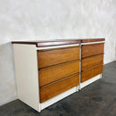 Pair Of Bedside Tables Bath Cabinet Makers BCM Mid Century Vintage Retro MCM