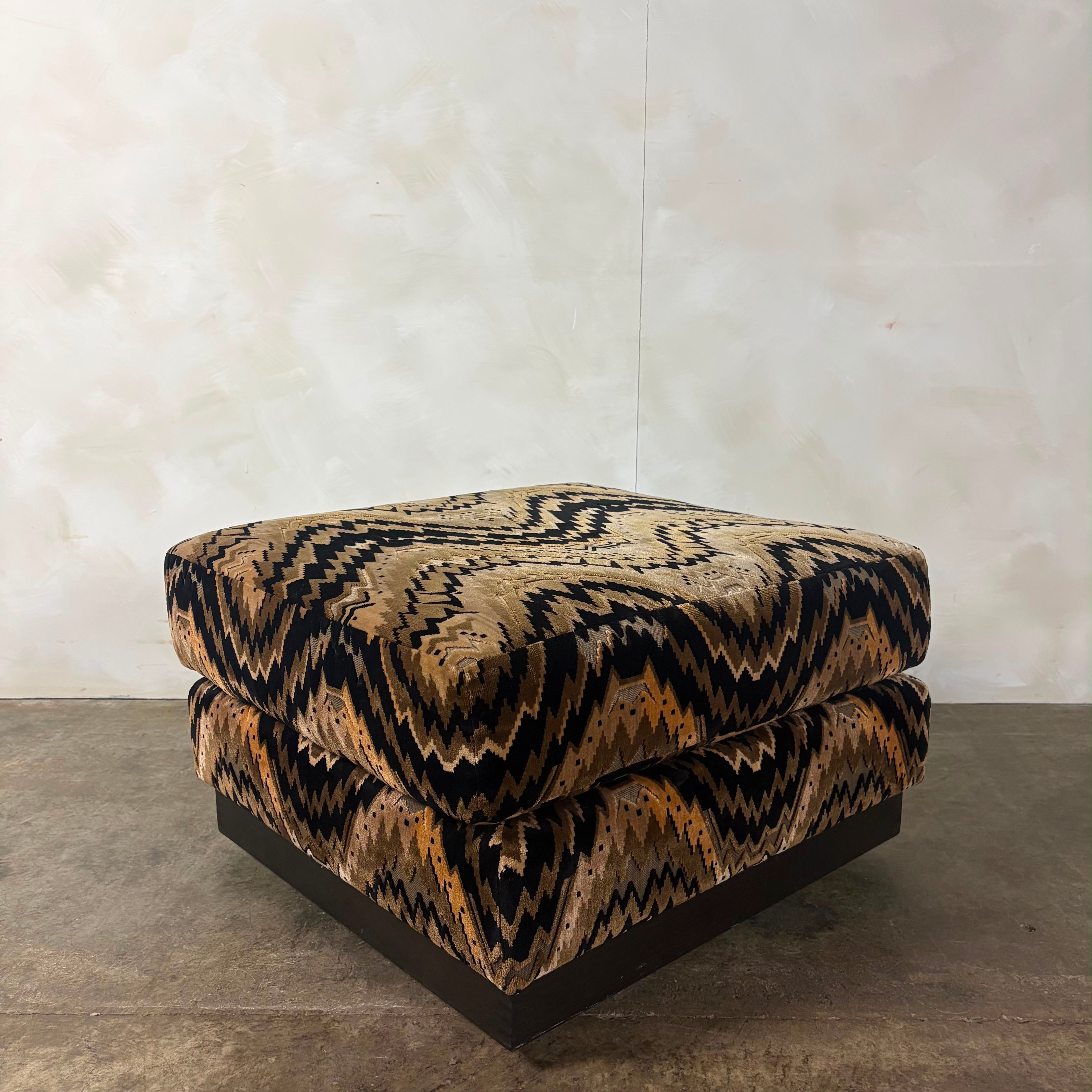 Howard Keith Footstool/Ottoman Diplomat Barbican HK London Mid Century Vintage Retro MCM