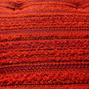 SOLD Orange Wool Swedish Three Seater Sofa Mid Century Vintage Retro MCM