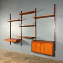 SOLD Mid Century Poul Cadovius Royal System Cado Large Teak Wall Unit Vintage Retro MCM Set 3