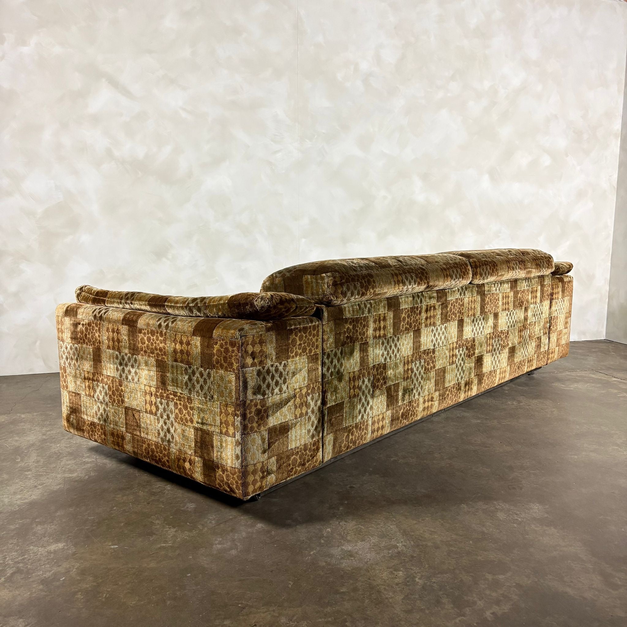 SOLD Howard Keith Original Barbican Three Seater Sofa By HK London Mid Century Vintage Retro MCM