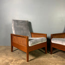 Guy Rogers Teak Lounge Chair Mid Century Vintage Retro MCM