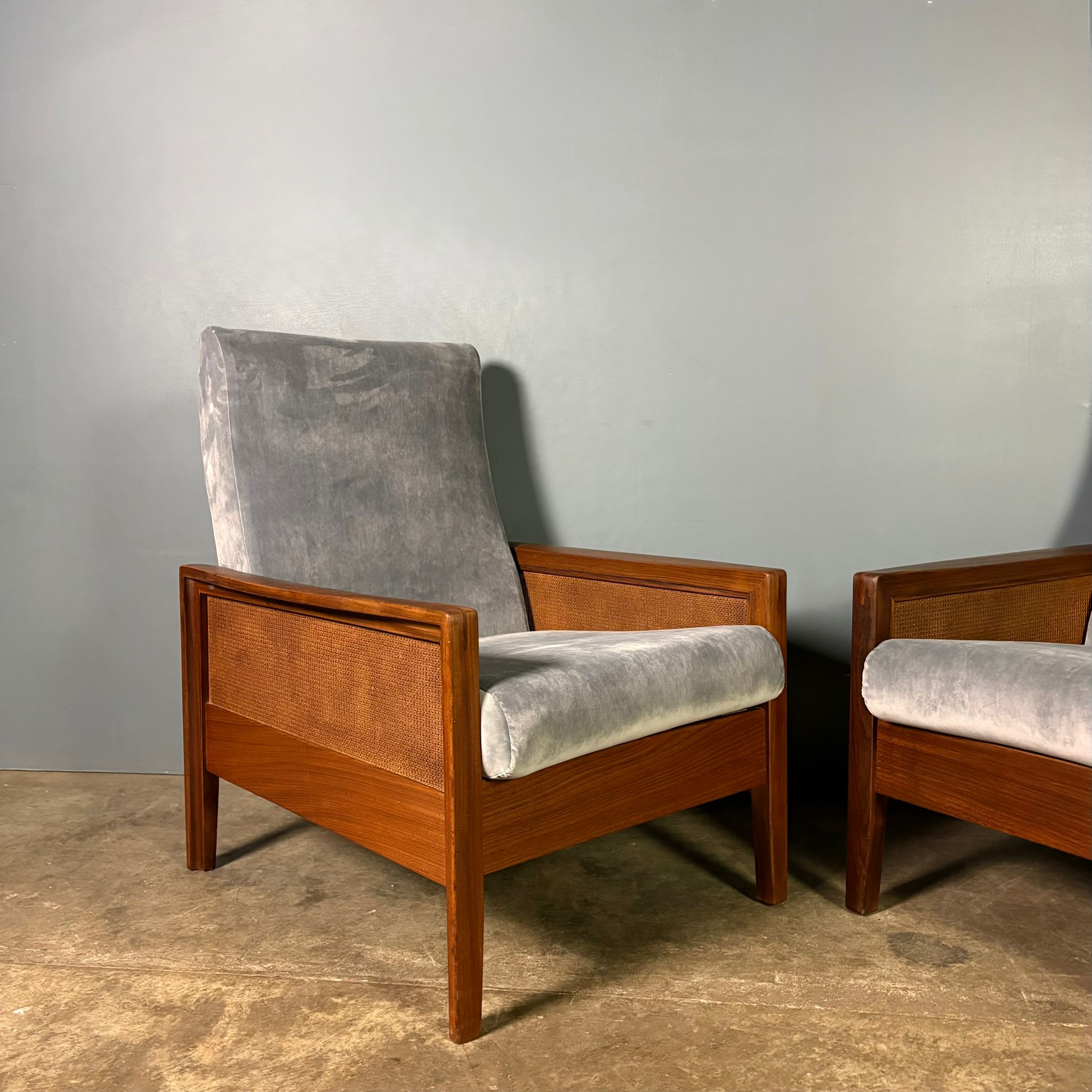 Guy Rogers Teak Lounge Chair Mid Century Vintage Retro MCM