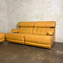 Tetrad Nucleus Leather Armchairs/Sofa Lounge Suite Mid Century Vintage Retro MCM