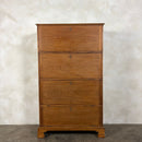 Antique Edwardian Tall Cabinet/Bookcase/Haberdashery Storage Drawers