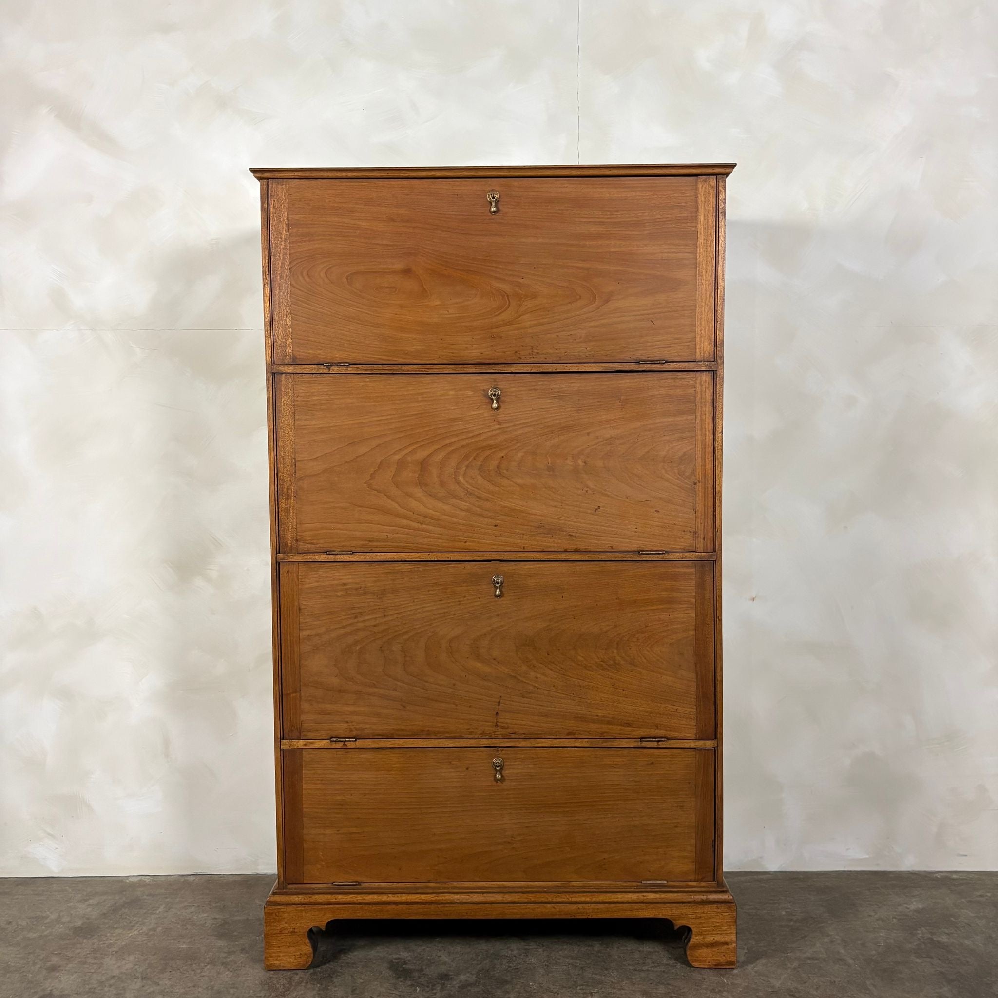 Antique Edwardian Tall Cabinet/Bookcase/Haberdashery Storage Drawers