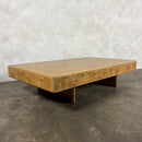 SOLD Heals Burr Oak Large Coffee Table Howard Keith HK London Style Mid Century Vintage Retro MCM
