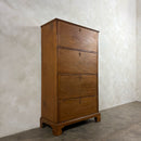 Antique Edwardian Tall Cabinet/Bookcase/Haberdashery Storage Drawers