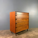 SOLD Mid Century Teak Chest Of Drawers/Tall Boy By Meredew Vintage Retro MCM