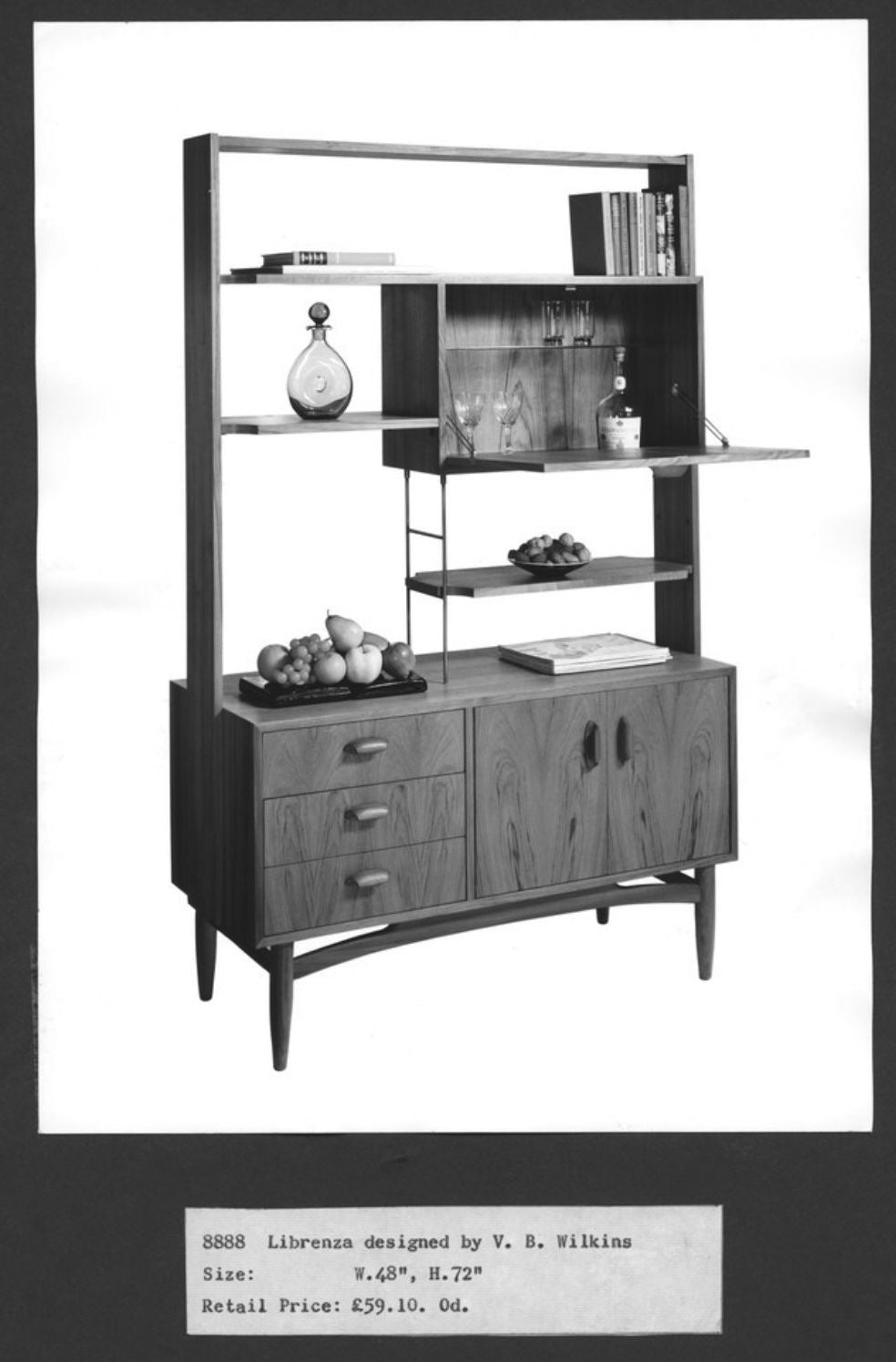 SOLD Mid Century G Plan Librenza Brasilia Teak Room Divider/Bookcase Vintage Retro MCM