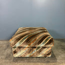 Mid Century Everest Geometric Patterned Footstool/Ottoman Vintage Retro MCM