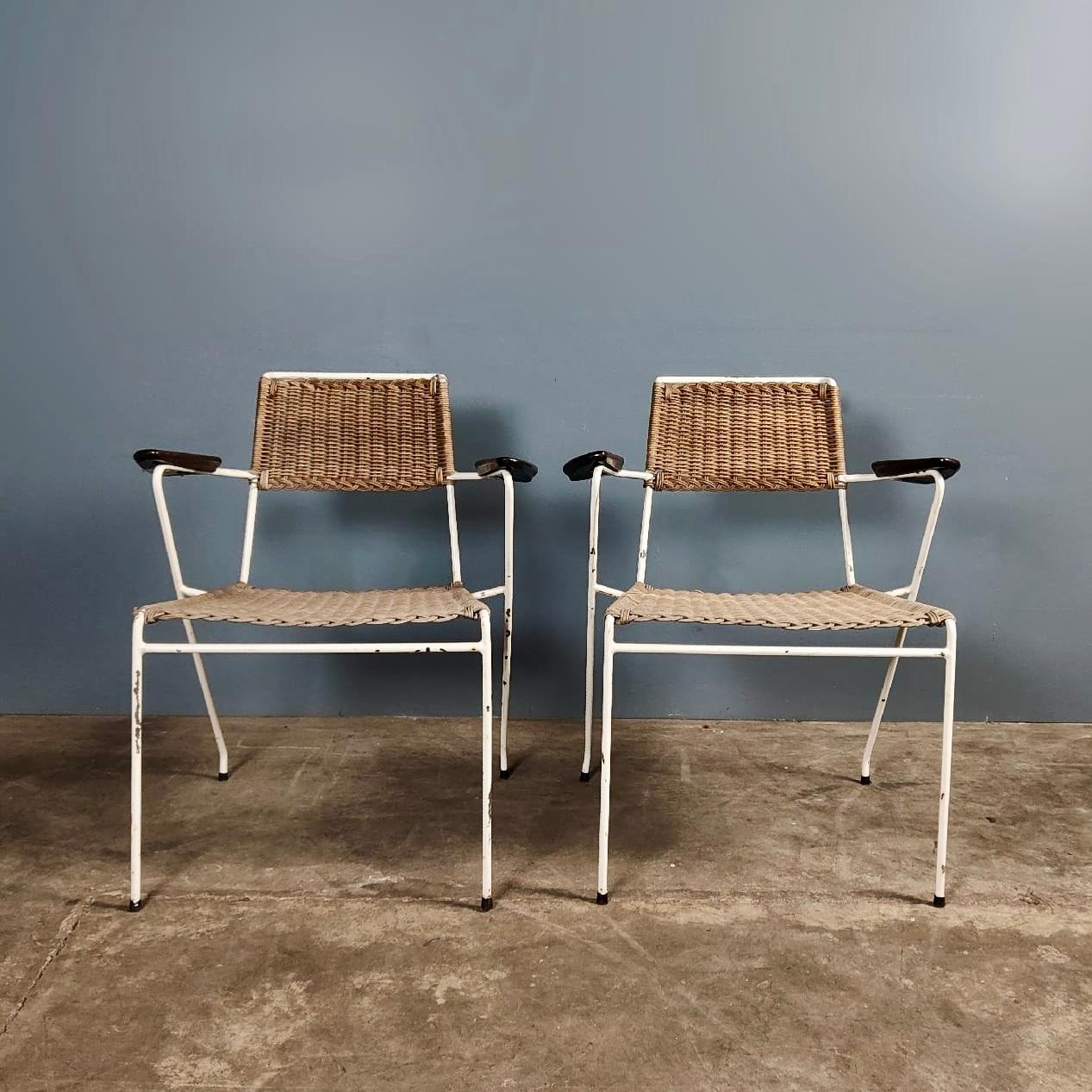 SOLD Mid Century German Paul Schneider Wilde & Spieth Dining/Garden Chair Vintage Retro MCM