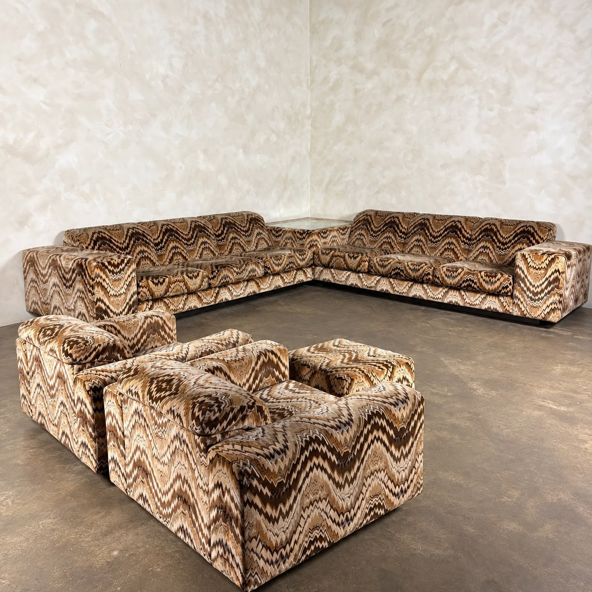 Howard Keith Lounge Sofa Suite Corner Armchairs Diplomat Barbican HK London Mid Century Vintage Retro MCM