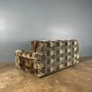 Mid Century Everest Geometric Two Seater Sofa Vintage Retro MCM