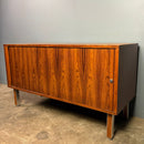 SOLD Nipu Super Top Rosewood Tambour Sideboard Credenza Mid Century Vintage Retro MCM