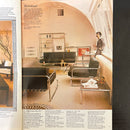 SOLD Mid Century Rodney Kinsman OMK Three Seater Sofa Black Leather Vintage Retro MCM