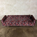 Floral Three Seater Sofa Bed Mid Century Vintage Retro MCM