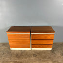 Pair Of Bedside Tables Bath Cabinet Makers BCM Mid Century Vintage Retro MCM