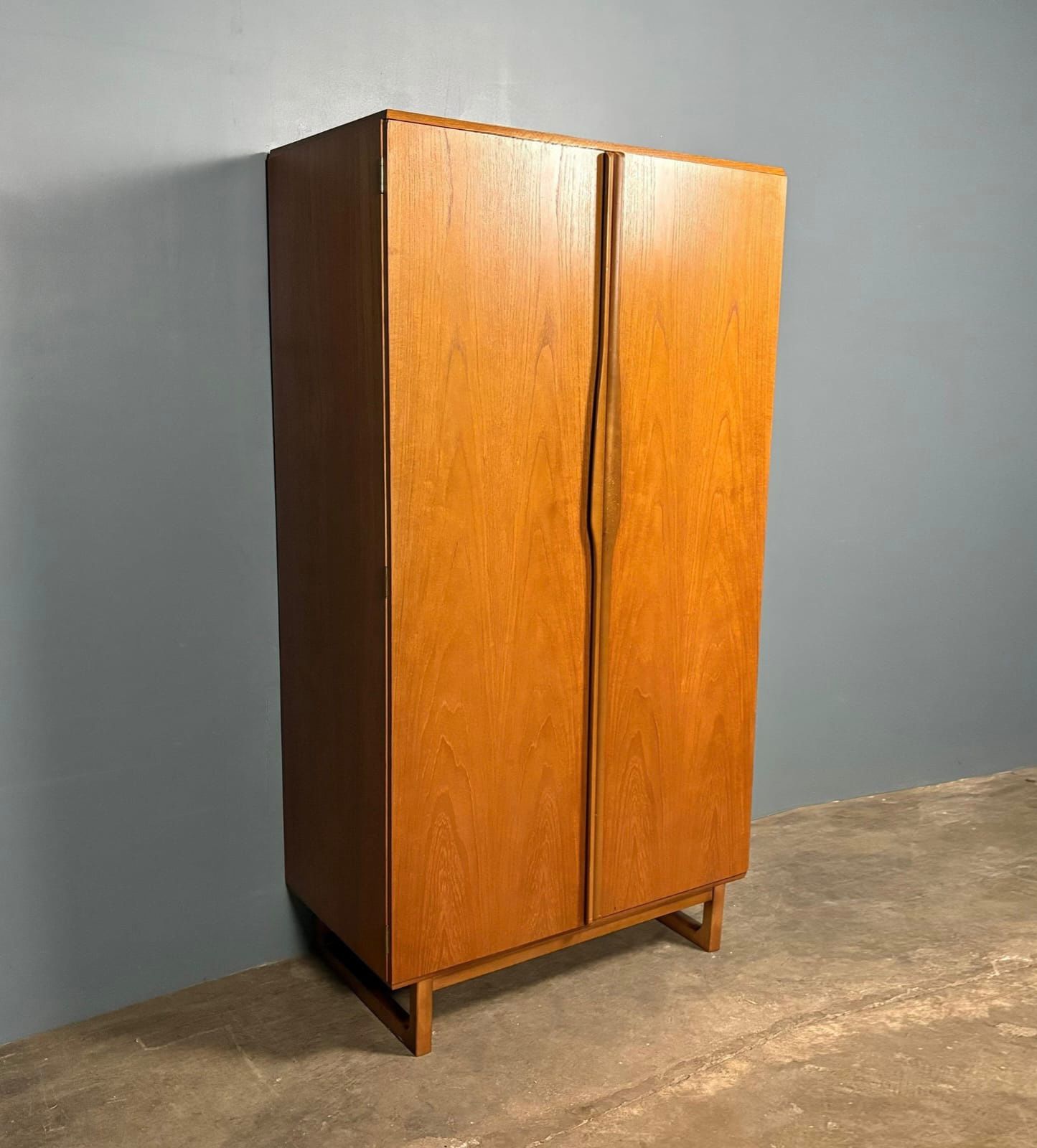 SOLD Pair Of Stonehill Matching ‘His & Her’ Teak Wardbobes Mid Century Vintage Retro MCM