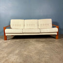 Danish Three Seater Sofa Teak Mid Century Vintage Retro MCM