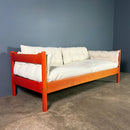 Red Habitat Vico Magistretti Carimate Three Seater Sofa/Daybed Mid Century Vintage Retro MCM
