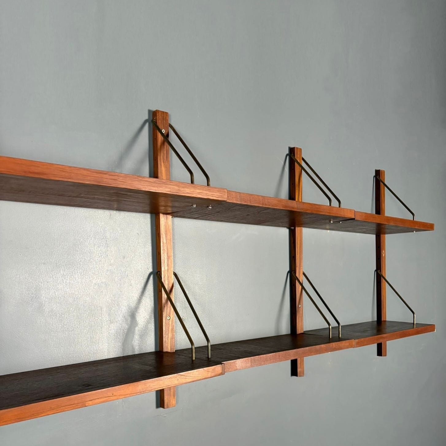 SOLD Mid Century Poul Cadovius Royal System Cado Teak Wall Unit Vintage Retro MCM Set 5