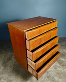 SOLD Mid Century Vintage Chest Of Drawers Tall Boy Teak Retro MCM